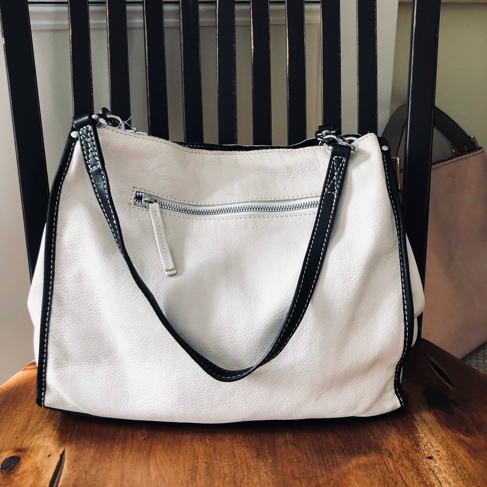 American Leather Co. Lenox Triple Entry Satchel - Picture 2 of 10